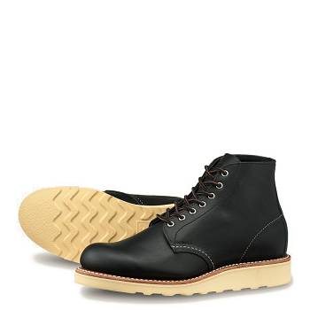 Red Wing Női Heritage Round 6 Inch Bakancs Fekete